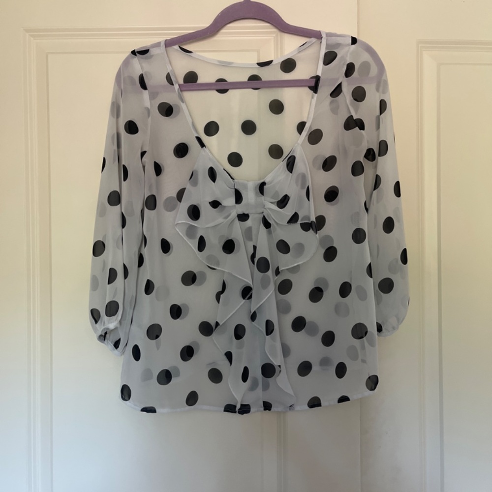 Polka Dot Blouse - Picture 3 of 3